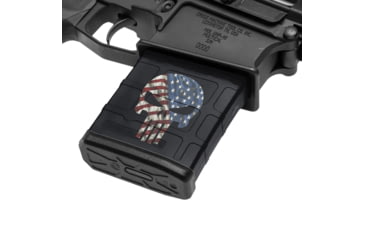 Image of GunSkins AR-10 Magazine Skin, Skull America, ar-10-mag-skin-skull-america