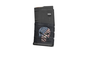 Image of GunSkins AR-10 Magazine Skin, Skull America, ar-10-mag-skin-skull-america