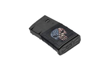 Image of GunSkins AR-10 Magazine Skin, Skull America, ar-10-mag-skin-skull-america