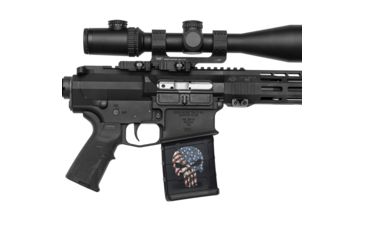 Image of GunSkins AR-10 Magazine Skin, Skull America, ar-10-mag-skin-skull-america