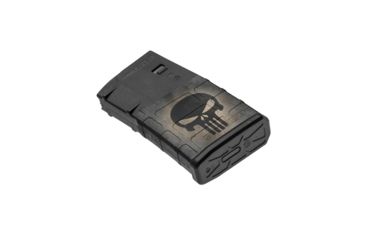Image of GunSkins AR-10 Magazine Skin, Skull Black, ar-10-mag-skin-skull-black