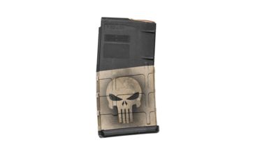 Image of GunSkins AR-10 Magazine Skin, Skull Tan, ar-10-mag-skin-skull-tan