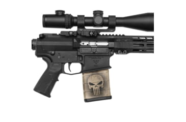 Image of GunSkins AR-10 Magazine Skin, Skull Tan, ar-10-mag-skin-skull-tan