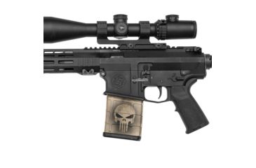 Image of GunSkins AR-10 Magazine Skin, Skull Tan, ar-10-mag-skin-skull-tan