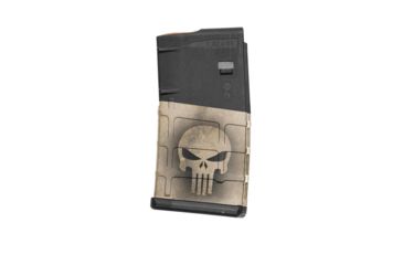 Image of GunSkins AR-10 Magazine Skin, Skull Tan, ar-10-mag-skin-skull-tan