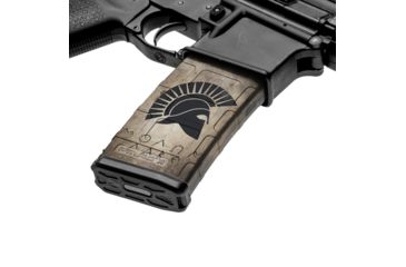 Image of GunSkins AR-15 Mag Skin, Molon Labe Tan, One Size Fits All, ar-15-single-mag-skin-molon-tan