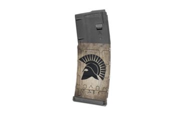 Image of GunSkins AR-15 Mag Skin, Molon Labe Tan, One Size Fits All, ar-15-single-mag-skin-molon-tan