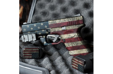 Image of GunSkins Glock 19 Pistol Skin Premium Vinyl Wrap, GS America, CU-98059-GLOCK19-AFLG