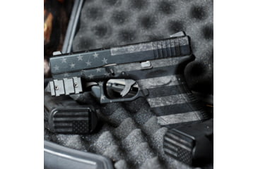 Image of GunSkins Glock 19 Pistol Skin Premium Vinyl Wrap, GS America Grey, CU-98059-GLOCK19-AMGR