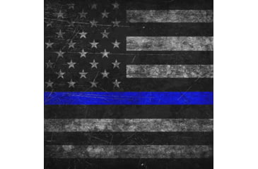 Image of GunSkins Glock 19 Pistol Skin Premium Vinyl Wrap, GS Thin Blue Line, CU-98059-GLOCK19-TBLN