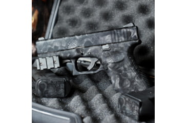 Image of GunSkins Glock 19 Pistol Skin Premium Vinyl Wrap, Proveil Reaper Black, CU-98059-GLOCK19-RPBL