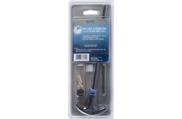 Image of Gunslick Blackened Steel Cleaning Rod w/ Soft Grip T-Handles, 1-pc Pistol, .40-.45 Cal/10mm 36012