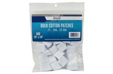 Image of Gunslick Cotton Patches, 500 Pack - .17-.22 Caliber - 7/8in 20013