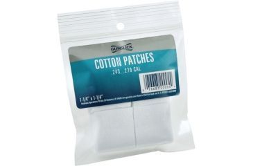 Image of Gunslick Cotton Patches Bagged .243-.270 Cal, 1-1/4 Sq - 100ea 20004
