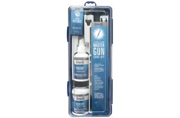 Image of Gunslick Master Cleaning Kit-Blackened Steel .243 Cal Cleaning Rods w/ Large Chemicals 61010