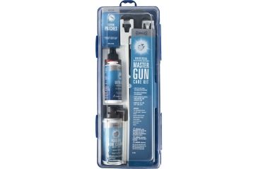 Image of Gunslick Universal Foaming Bore Cleaning Kit - Blackened Steel Rods w/ Large Chemicals 61092