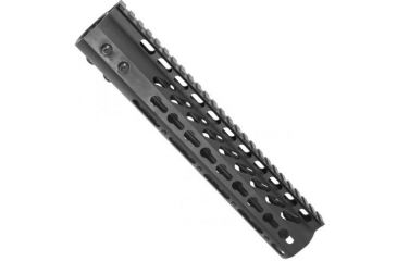 Image of GUNTEC USA 10in Ultra Lightweight Thin Key Mod Free Floating Handguard w/Monolithic Top Rail,Black GT-10JK