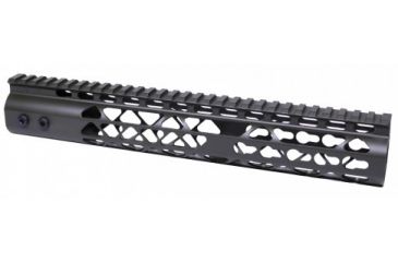 Image of GUNTEC USA 12in Air Lite Keymod Free Floating Handguard With Monolithic Top Rail, Od Green GT-12JK-AL-G