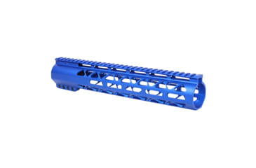 Image of Guntec USA 12in AIR-LOK Series M-LOK Compression Free Floating Handguard With Monolithic Top Rail .308 Cal, Anodized Blue, GT-12ALC-308-BLUE