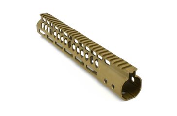Image of GUNTEC USA 12in Ultra Lightweight Thin M-Lok System Free Floating Handguard w/Monolithic Top Rail,Cerakote Flat Dark Earth GT-12MLK-FDE