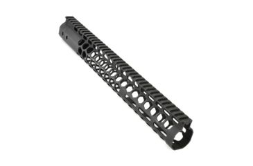 Image of GUNTEC USA 15in Air Lite Series Honeycomb M-Lok Free Floating Handguard with Monolithic Top Rail, Black, GT-15HC-AL-MLK