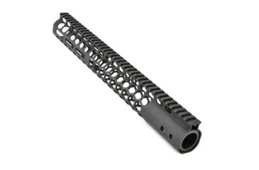 Image of GUNTEC USA 15in Air Lite Series Honeycomb M-Lok Free Floating Handguard with Monolithic Top Rail, Black, GT-15HC-AL-MLK