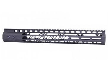 Image of GUNTEC USA 15in Air Lite Series M-LOK Free Floating Handguard w/Monolithic Top Rail, .308 Cal, Black, GT-15MLK-AL-308