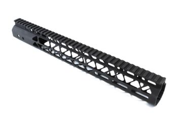 Image of GUNTEC USA 15in Air Lite Series M-LOK Free Floating Handguard w/Monolithic Top Rail, .308 Cal, Black, GT-15MLK-AL-308