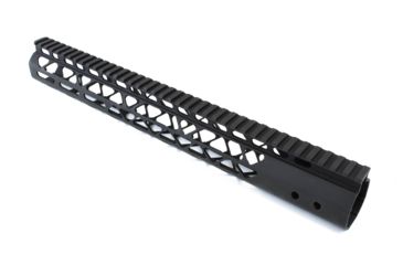 Image of Guntec USA .308 Caliber Air Lite Series M-LOK System Free Floating Handguard w/Monolithic Top Rail, 15in, Black, GT-15MLK-AL-308