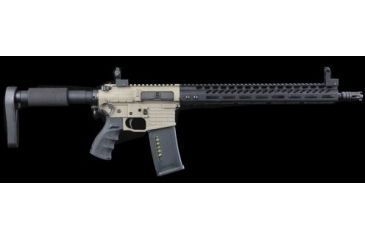 Image of GUNTEC USA 15in Ultra Lightweight Thin M-Lok System Free Floating Handguard w/Monolithic Top Rail,Black GT-15MLK