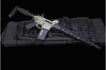 Image of GUNTEC USA 15in Ultra Lightweight Thin M-Lok System Free Floating Handguard w/Monolithic Top Rail,Black GT-15MLK