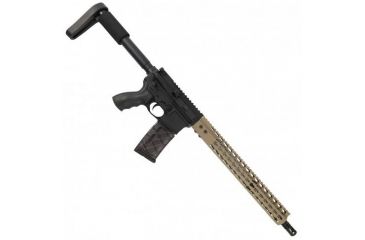 Image of GUNTEC USA 15in Ultra Slimline Octagonal 5 Sided Key Mod Free Floating Handguard w/Monolithic Top Rail,Cerakote Flat Dark Earth GT-15JKO-FDE