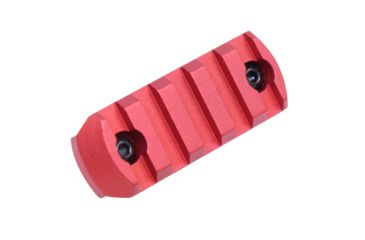 Image of Guntec USA 2.25 in Removable M-LOK Accessory Rail, Anodized Red MLK-RAIL-225-RED