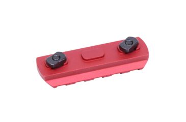 Image of Guntec USA 2.25 in Removable M-LOK Accessory Rail, Anodized Red MLK-RAIL-225-RED