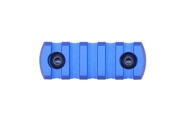 Image of Guntec USA 2.25 Removable M-LOK Accessory Rail, Anodized Blue, MLK-RAIL-225-BLUE