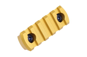 Image of Guntec USA 2.25 Removable M-LOK Accessory Rail, Anodized Gold, MLK-RAIL-225-GOLD