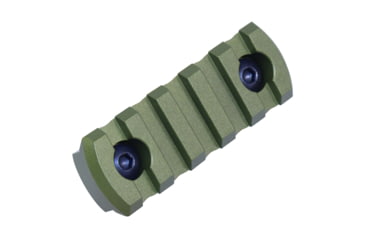 Image of Guntec USA 2.25 Removable M-LOK Accessory Rail, Anodized Green, MLK-RAIL-225-GREEN