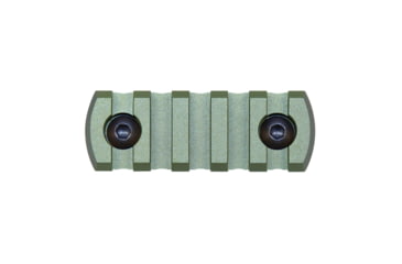 Image of Guntec USA 2.25 Removable M-LOK Accessory Rail, Anodized Green, MLK-RAIL-225-GREEN