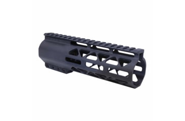 Image of Guntec USA .308 Caliber AIR-LOK Series M-LOK Compression Free Floating Handguard w/Monolithic Top Rail, 7in, Black, GT-7ALC-308