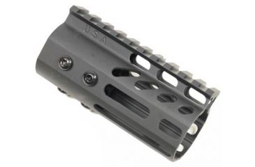 Image of GUNTEC USA 4in Ultra Lightweight Thin M-Lok Free Floating Handguard w/Monolithic Top Rail,Black GT-4MLK