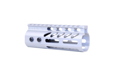 Image of Guntec USA 5 Ultra Lightweight Thin M-LOK Free Floating Handguard w/ Monolithic Top Rail, Anodized Clear, GT-5MLK-CLEAR