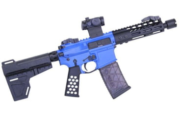 Image of Guntec USA 6.75in Ultra Lightweight Thin M-LOK Free Floating Handguard w/ Monolithic Top Rail, Anodized Black, GT-675MLK