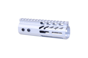 Image of Guntec USA 6 Ultra Lightweight Thin M-LOK Free Floating Handguard w/ Monolithic Top Rail, Anodized Clear, GT-6MLK-CLEAR