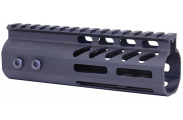 Image of Guntec USA 6in Ultra Lightweight Thin M-LOK Free Floating Handguard w/ Monolithic Top Rail, Anodized Black, GT-6MLK