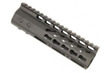 Image of GUNTEC USA 7in Ultra Lightweight Thin Key Mod Free Floating Handguard w/Monolithic Top Rail,Black GT-7JK, EDEMO1