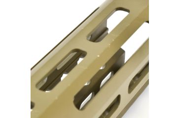 Image of GUNTEC USA 9in Ultra Lightweight Thin M-Lok System Free Floating Handguard w/Monolithic Top Rail,Cerakote Flat Dark Earth GT-9MLK-FDE