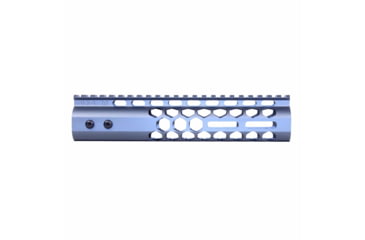 Image of Guntec USA Air Lite Honeycomb Series M-LOK Free Floating Handguard w/Monolithic Top Rail, 9in, Grey, GT-9HC-AL-MLK-GREY