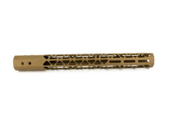 Image of Guntec USA Air Lite M-Lok Free Floating Handguard w/Monolithic Top Rail, .308 Cal, 15in, Flat Dark Earth, GT-15MLK-AL-308-FDE