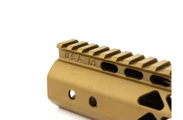 Image of Guntec USA Air Lite M-Lok Free Floating Handguard w/Monolithic Top Rail, .308 Cal, 15in, Flat Dark Earth, GT-15MLK-AL-308-FDE
