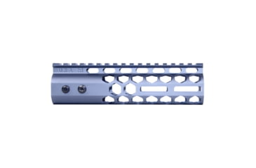Image of Guntec USA Air Lite Series Honeycomb M-LOK Free Floating Handguard w/ Monolithic Top Rail, 7in, Anodized Grey, GT-7HC-AL-MLK-GREY